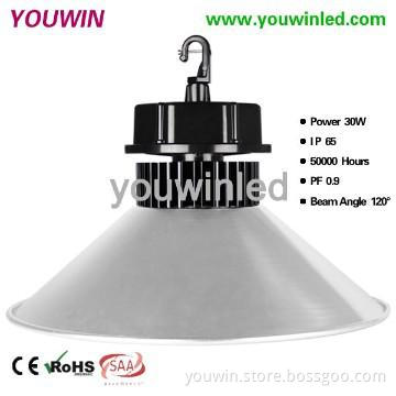 shenzhen factory  meanwell driver bridgelux saa 30w high bay light led